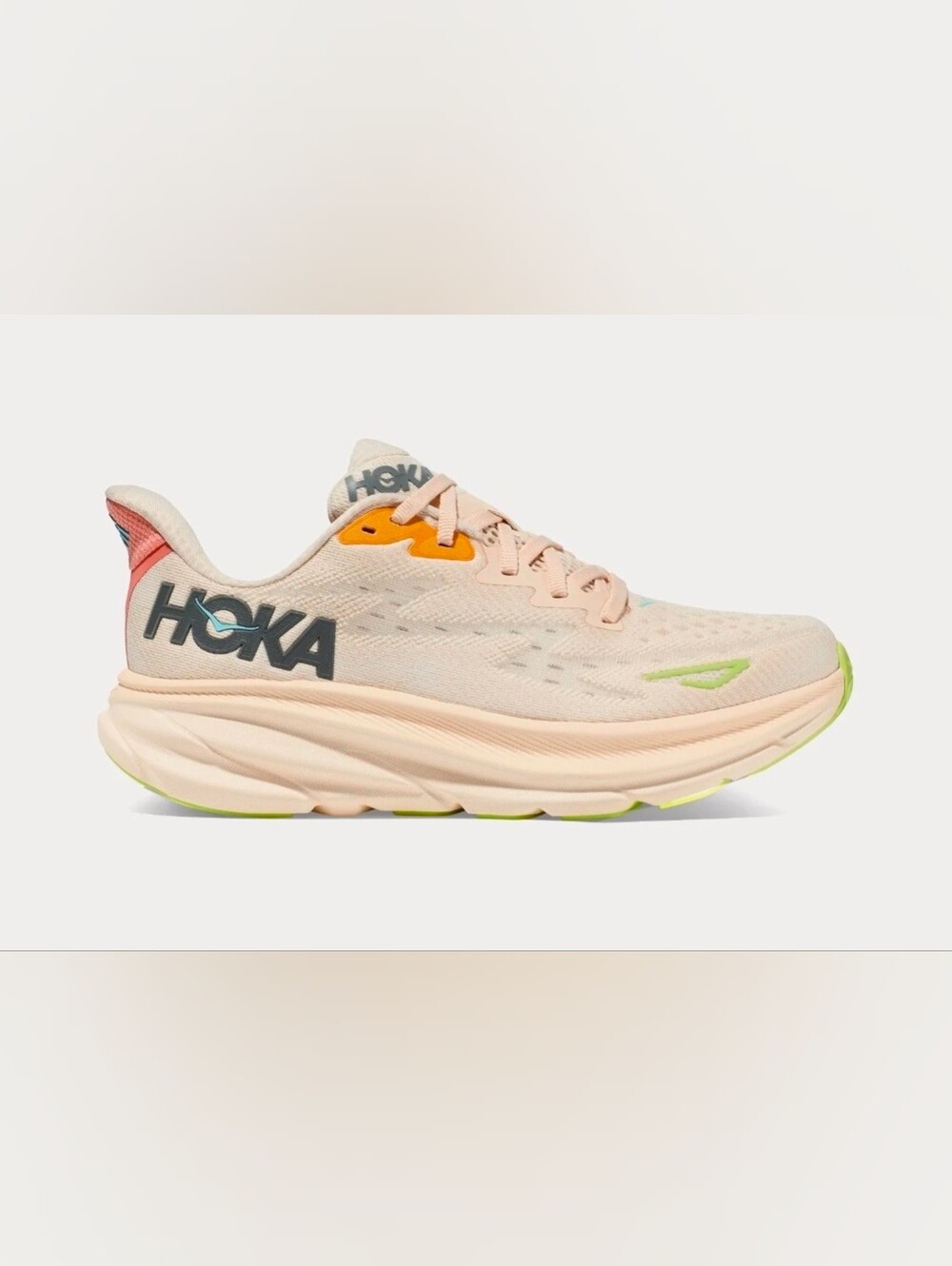 HOKA Clifton 9 Women's Vanilla / Astral Size 7.5B - Picture 1 of 14